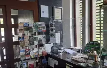 Wejście do Ośrodka Dziejów Ziemi Mielnickiej