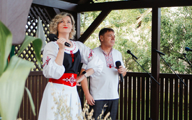 Zespoły, goście, organizatorzy i publiczność na Festynie.