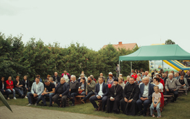 Zespoły, goście, organizatorzy i publiczność na Festynie.