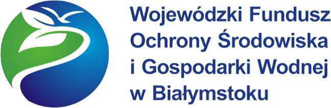 Biało niebiesko zielone logo