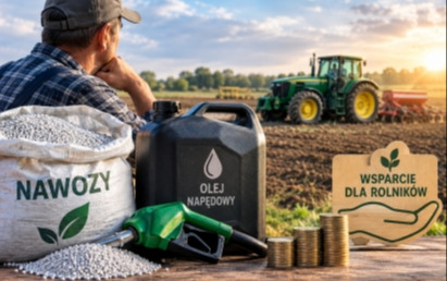 Wsparcie finansowe dla rolników na nawozy i olej napędowy