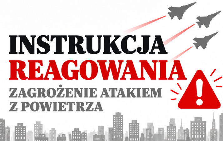 MSWiA przygotowało instrukcję reagowania na atak z powietrza